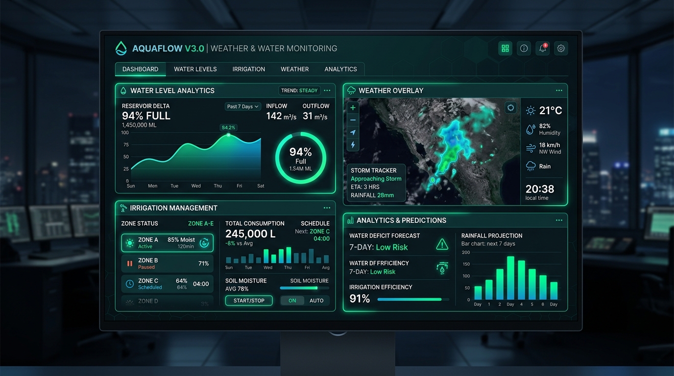 Weather & Water Resource Monitoring System